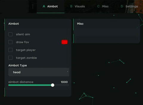 The Isle hacks menu interface preview